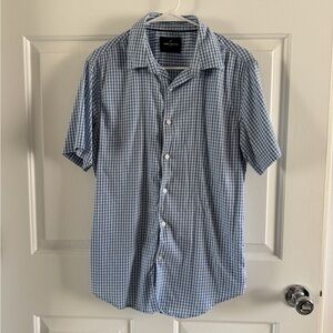 Daniel Hechter Light Blue Gingham Men's Shirt